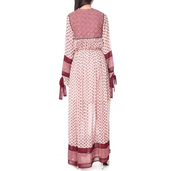 Scotch & Soda Boho Maxi Dress Small Cottagecore Prairie Vintage Inspired - Picture 3 of 16